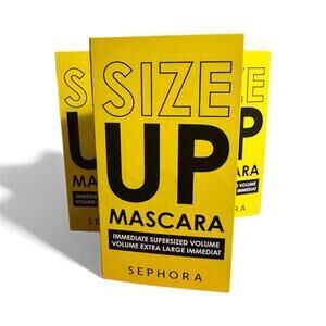 Sephora Size Up 3x Mascara 1.5 g .05 oz each Sample Size NEW